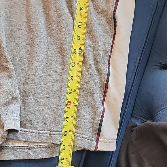 Abercrombie & Fitch Gray Blue Athletic Sweats Shorts Pockets Large - Picture 3 of 5